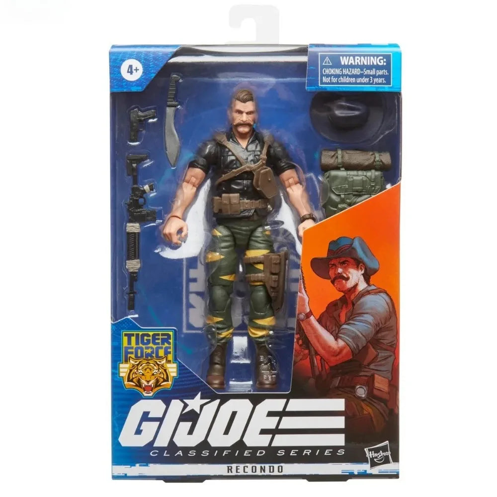 Original Hasbro G.I. Joe Classified Tiger Force Series Outback Bazooka Anime Action Figure  Collectible Toys Doll Holiday Gifts