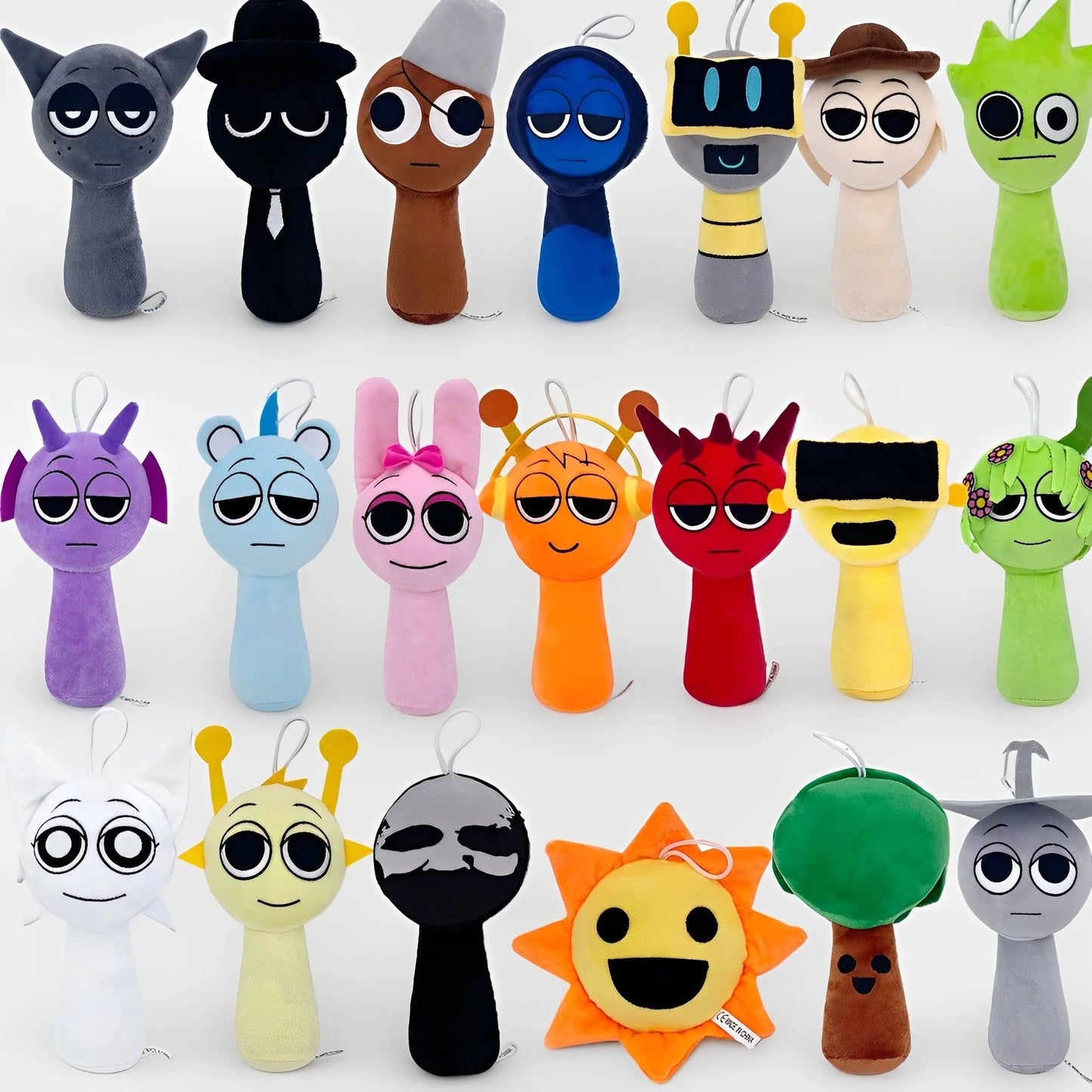 Sprunki Plush Toys Mr Fun Computer Wenda Simon Raddy Brud Sprunki Plushie Soft Toy Cartoon Pillow Stuffed Doll for Chrismas Gift