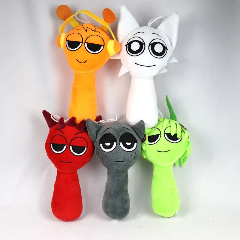 Sprunki Plush Toys Mr Fun Computer Wenda Simon Raddy Brud Sprunki Plushie Soft Toy Cartoon Pillow Stuffed Doll for Chrismas Gift