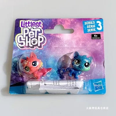 Original Hasbro Littlest Pet Shop Doll Toys Cute Animal Action Figure Big Eyed Pet Model Collection Toy Children's Birthday Gift