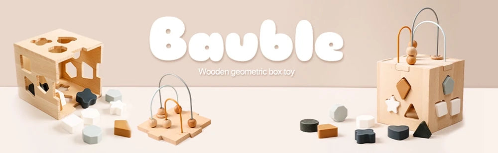 Children's Montessori Toys Wooden Building Blocks Shape Matching Toys Kids Educational Wooden Box Puzzle Toys Stacking Game