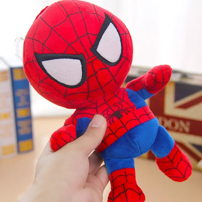27cm Man Spidermaned Plush Toys Movie Dolls MarvelAvengers Soft Stuffed Hero Captain America Iron Christmas Gifts for Kids
