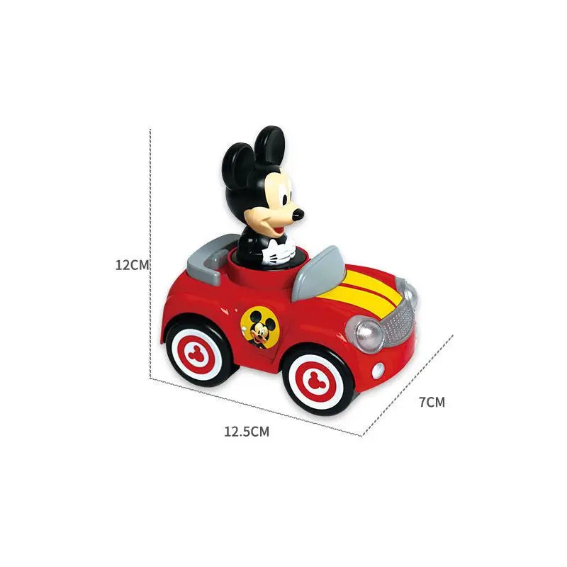 Mickey Minnie Donald Duck Daisy Goofy new cute fun creative cartoon fall-resistant inertia boost car children's educational toy