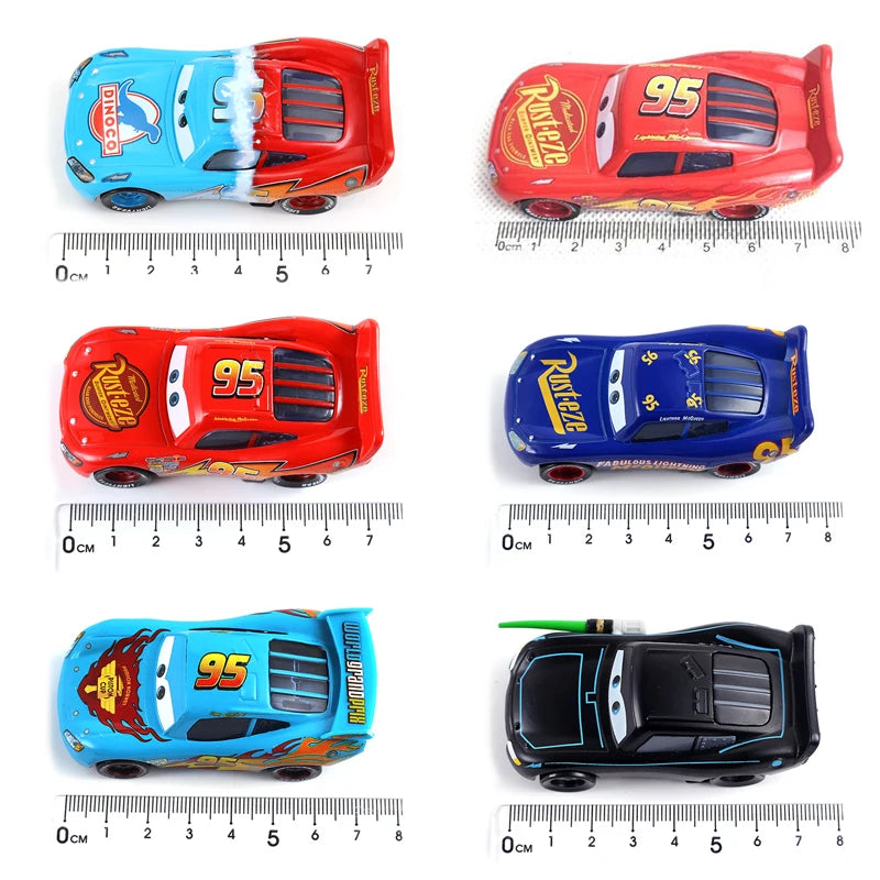 Cars Disney Pixar Car 2 3 Alloy Car Lightning McQueen Jackson Storm Mack Sally Truck Diecast Model Toy Children Birthday Gift