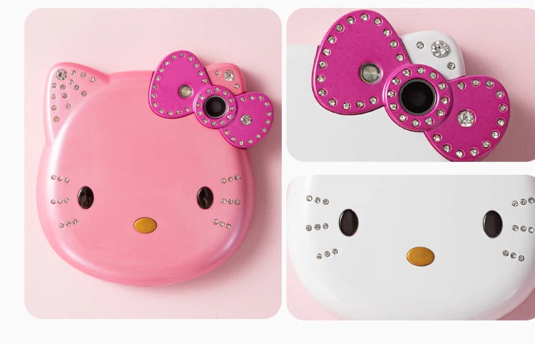 2024 Sanrio Hello Kitty Flip Phone Kawaii K688 Cartoon Kids Taiml Cute Mini Phone Birthday Fashion Girls Gifts Toys For Children