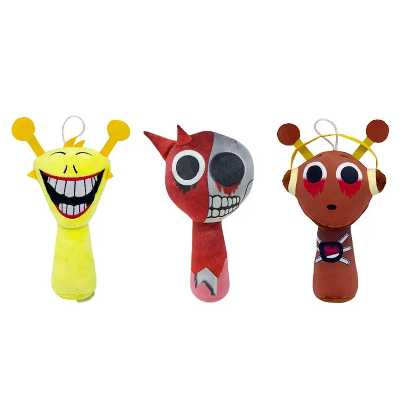 Sprunki Plush Toys Mr Fun Computer Wenda Simon Raddy Brud Sprunki Plushie Soft Toy Cartoon Pillow Stuffed Doll for Chrismas Gift