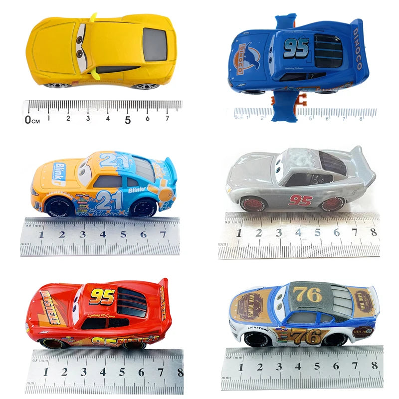 Cars Disney Pixar Car 2 3 Alloy Car Lightning McQueen Jackson Storm Mack Sally Truck Diecast Model Toy Children Birthday Gift