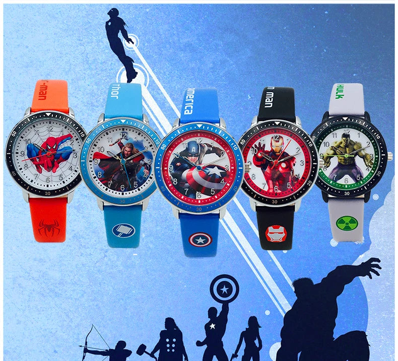 Disney Stitch Mickey Mouse Women Men Fashion Watch Stainless Steel Casual Quartz Watch Gift kids Party Birthday Gifts Watch