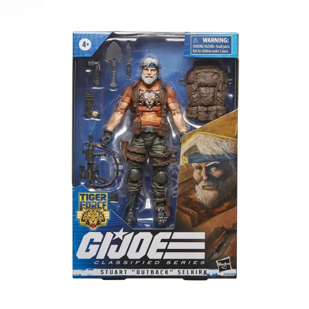 Original Hasbro G.I. Joe Classified Tiger Force Series Outback Bazooka Anime Action Figure  Collectible Toys Doll Holiday Gifts