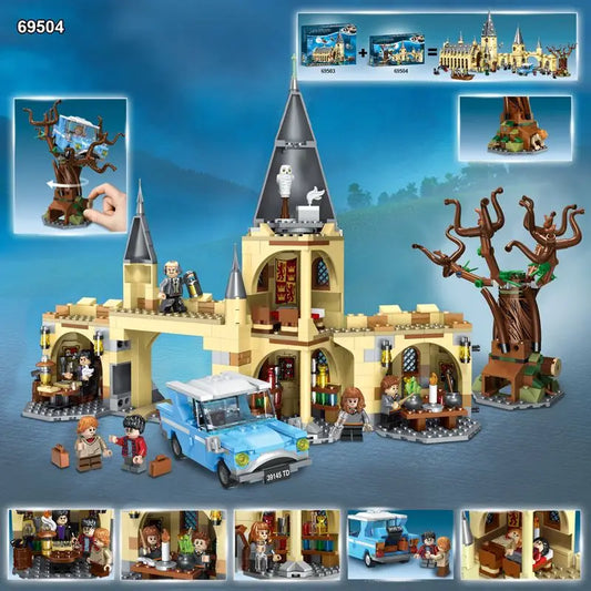 NEW Magic Castle School Building Blocks Brick Cartoon Action Figure Toys Model Toys for Children Birthday Christmas Gift