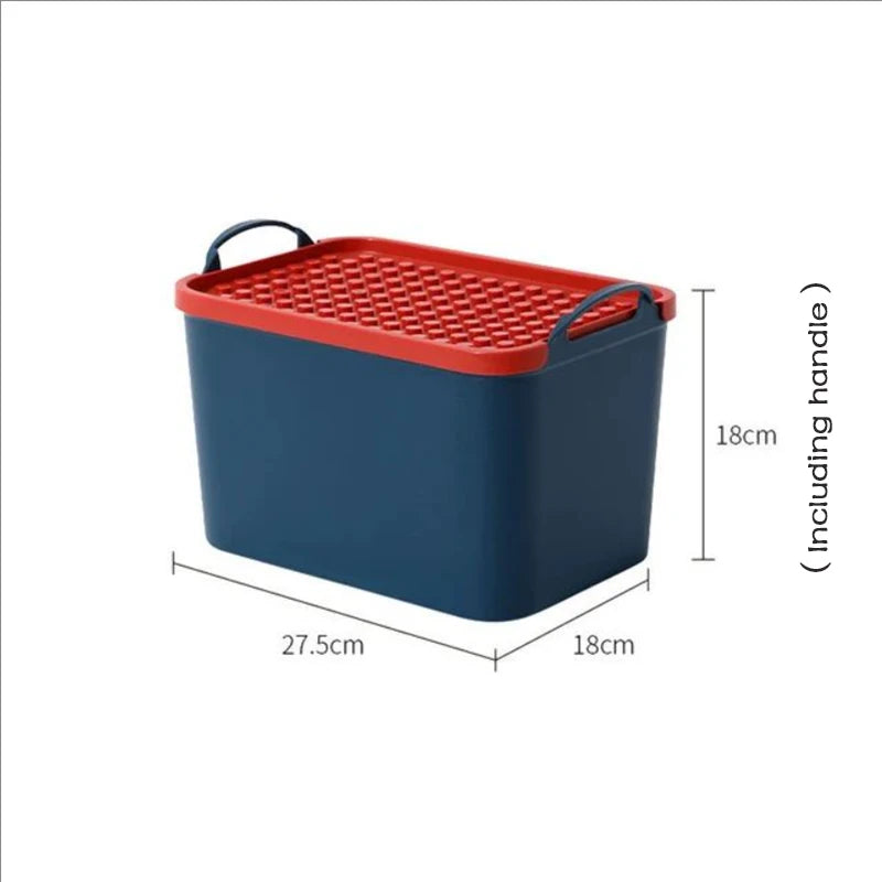 Storage Box for Lego With Lid Toy Building Block Parts Organizer Box Small Particle Classification Building Block Top Cover