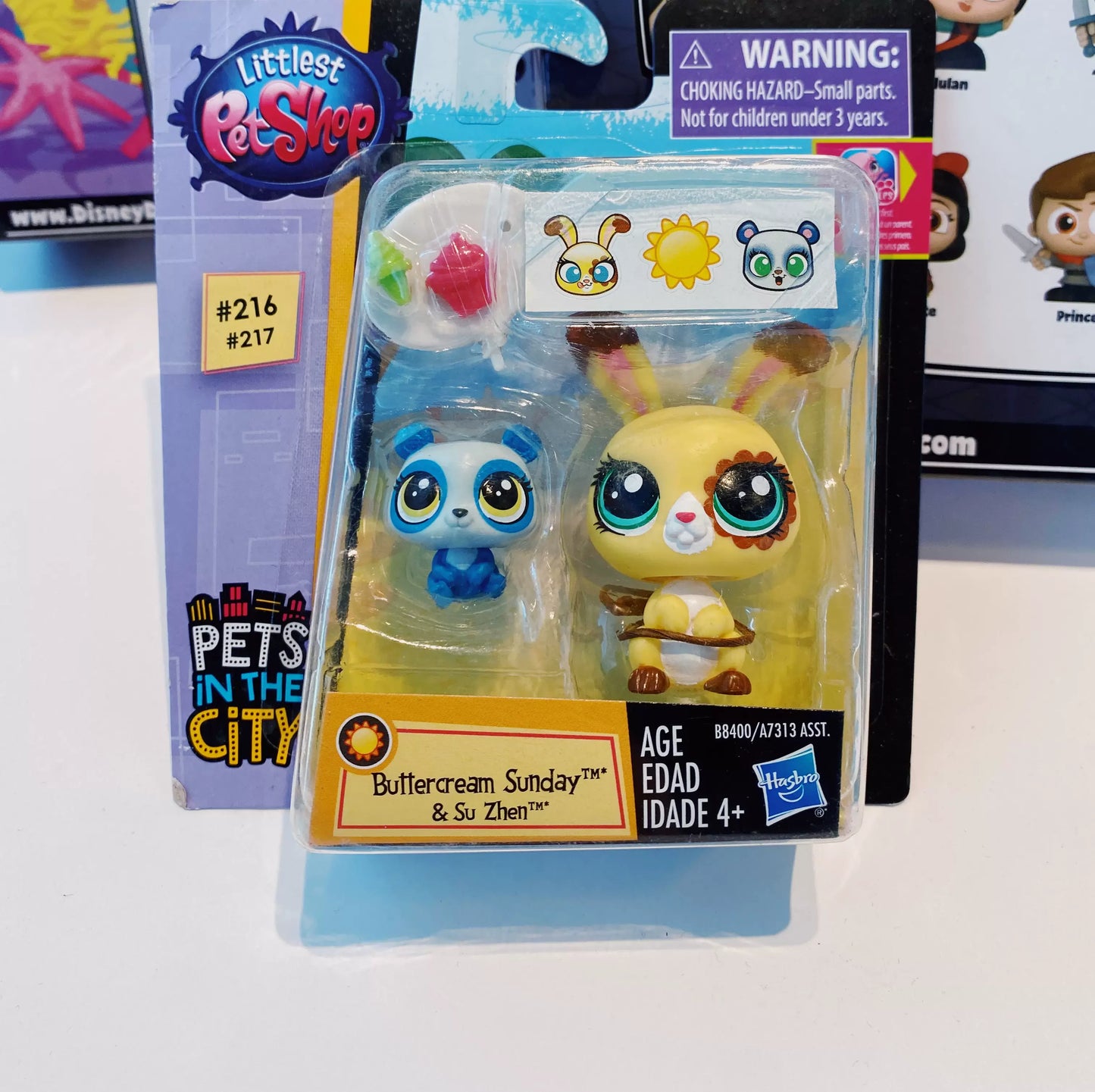 Original Hasbro Littlest Pet Shop Doll Toys Cute Animal Action Figure Big Eyed Pet Model Collection Toy Children's Birthday Gift