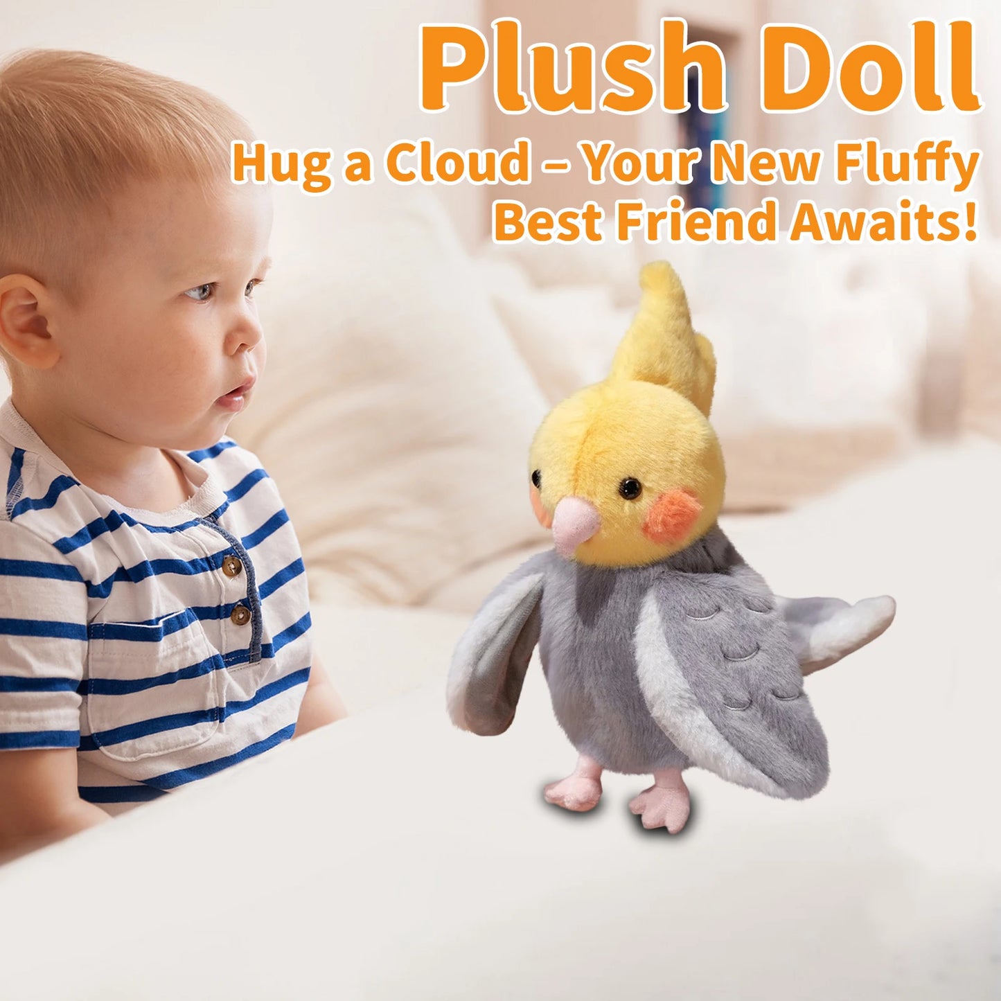 Loro de Peluche – Juguete Divertido para Juegos y Cuentos