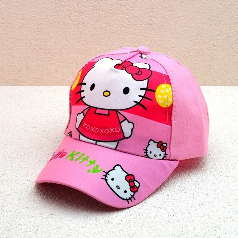 New Disney Anime Frozen Mickey Mouse Kids Brand Hat Boy Girl Travel Caps Spiderman Mickey Minnie Baby Caps Figure Gift Toys 2-8Y