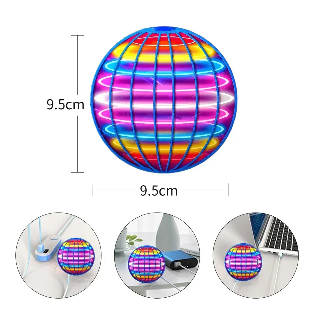 Bola Voladora LED Mágica – Juguete Interactivo Recargable
