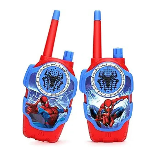 Spidey Walkie Talkies for Kids - 2 Pcs Indoor and Outdoor Spider Toys Gifts for Man Boys Christmas birthday Helloween