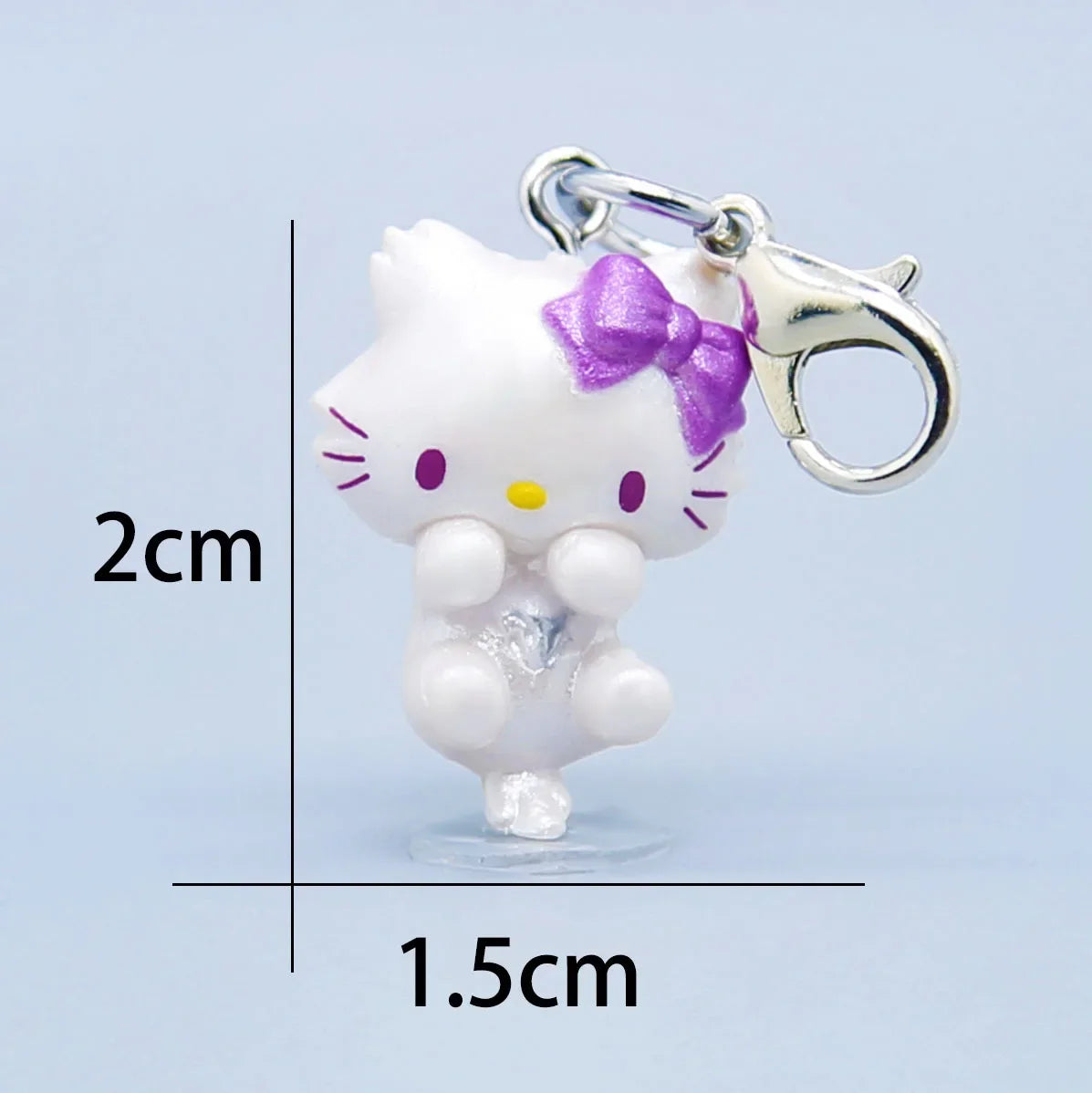 New Hello Kitty Kawaii Mini Doll Keychain Anime Kuromi Sanrios Decor Car Key Ring Pendant Creative Fashion Hanging Gifts Toys