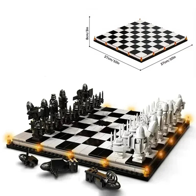 NEW Magic Castle School Building Blocks Brick Cartoon Action Figure Toys Model Toys for Children Birthday Christmas Gift