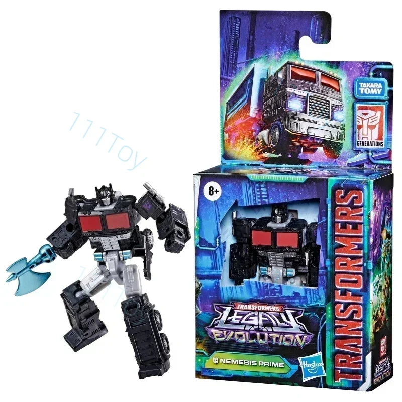 In Stock Hasbro Transformers Classic Toys Legacy Evolution Core Nemesis Prime Action Figure Robot Toy Collectibles Gifts Hobbies