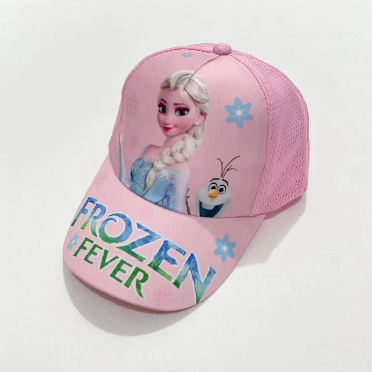 New Disney Anime Frozen Mickey Mouse Kids Brand Hat Boy Girl Travel Caps Spiderman Mickey Minnie Baby Caps Figure Gift Toys 2-8Y