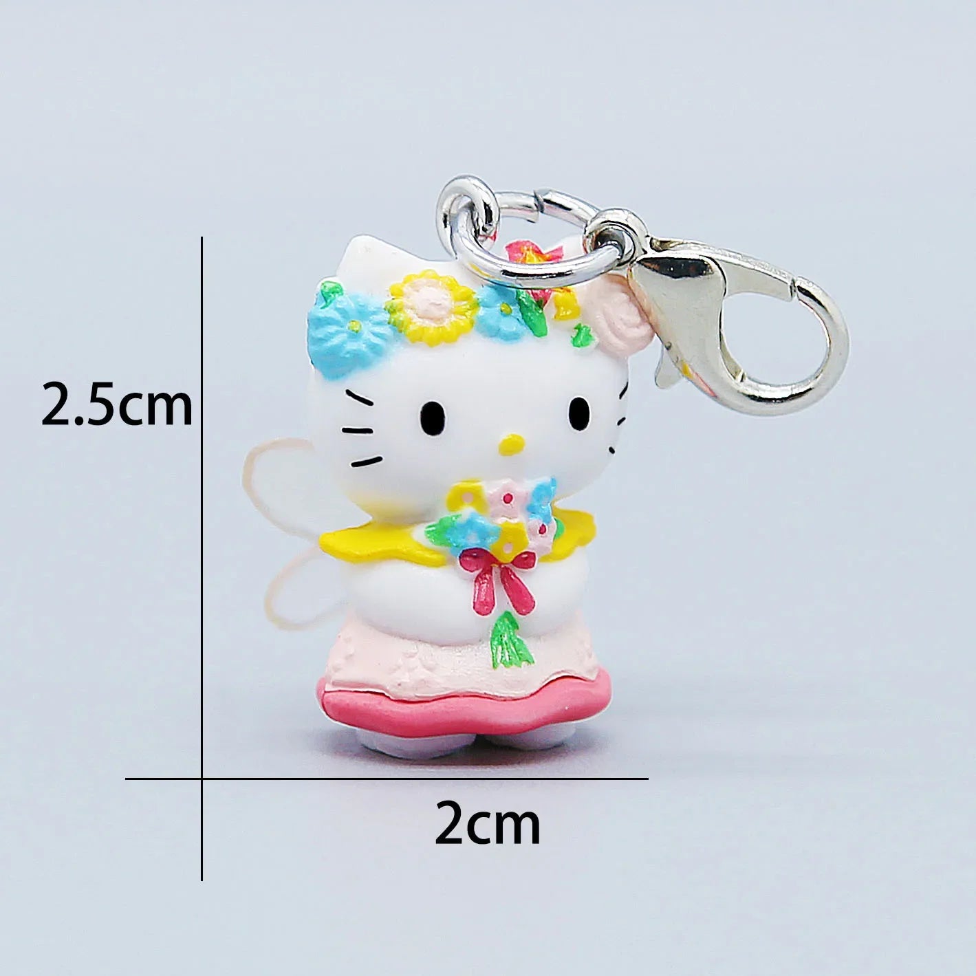 New Hello Kitty Kawaii Mini Doll Keychain Anime Kuromi Sanrios Decor Car Key Ring Pendant Creative Fashion Hanging Gifts Toys