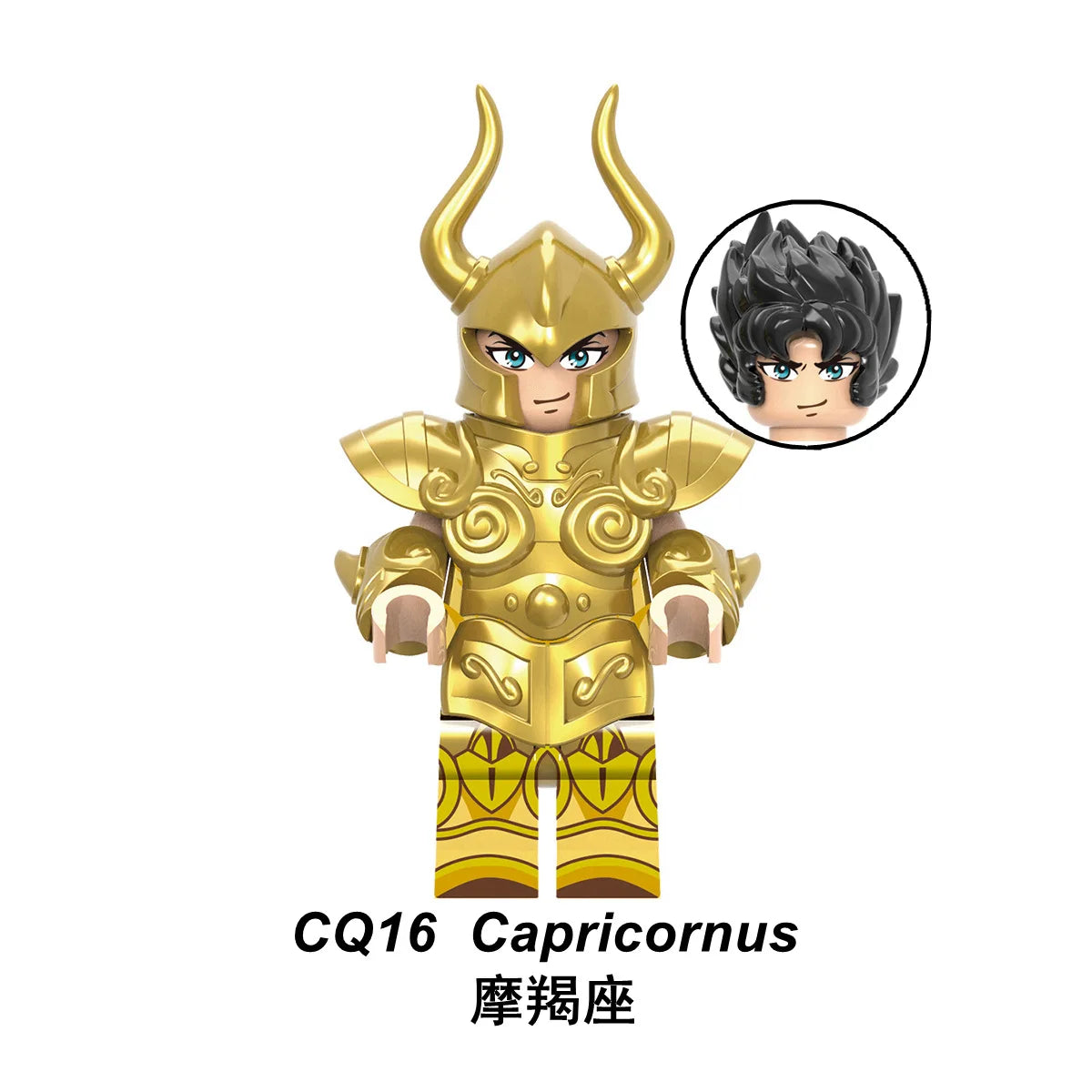 6/12Pcs/Set Anime Saint Seiya Building Blocks Athena Shiryu Ikki Golden Warrior Figures Bricks Cartoon Toys For Children Gifts