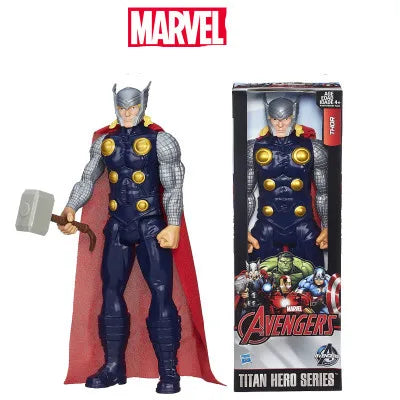 Original Hasbro The Avengers Marvel Anime Figure Thanos Captain America Iron Man Spider-Man Venom Action Figure Dolls Toys