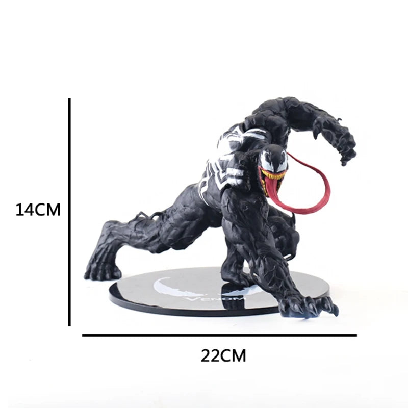 Hasbro Marvel Movie Superhero Venom Spiderman 18cm Action Figure Anime Decoration Collection Mini Toys Model For Children Gift
