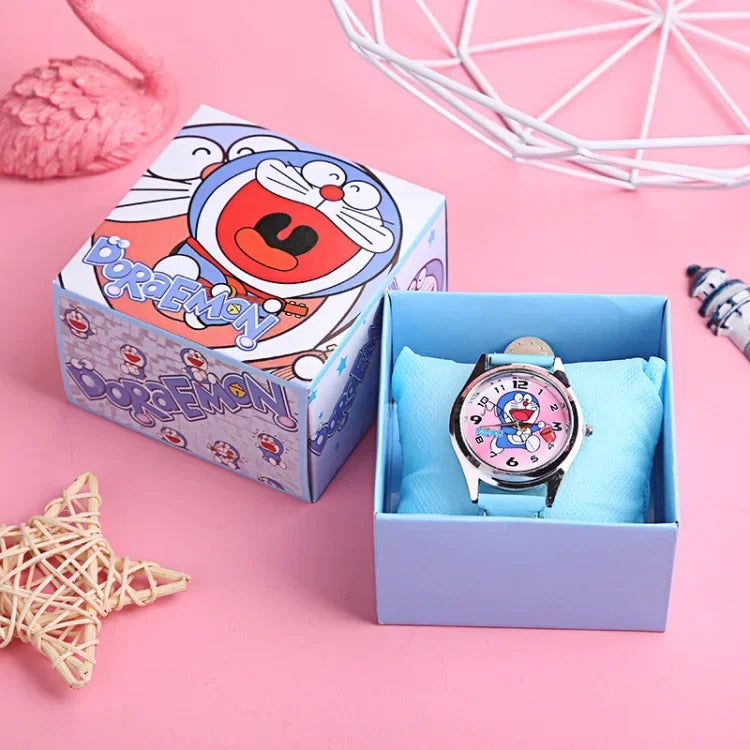 2024 Disney Mickey Mouse watch Minnie Mouse Anime Figure Children watch For Kids Boys Girls Cartoon watches Gifts Toys With Box