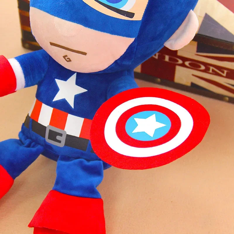 27cm Man Spidermaned Plush Toys Movie Dolls MarvelAvengers Soft Stuffed Hero Captain America Iron Christmas Gifts for Kids