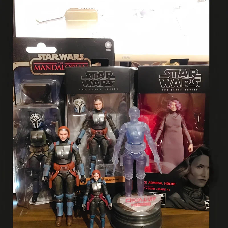 Hot Original Hasbro Star Wars The Series 6inch Mace Windu Darth Vader Collectible Action Figure Toy For Children Christmas Gifts