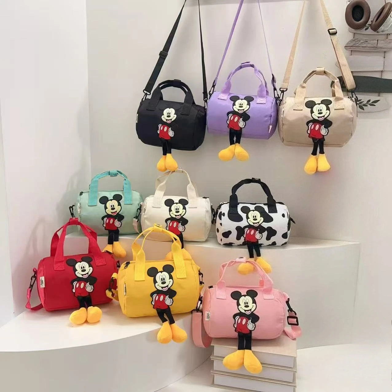Disney New Plush Bag Cartoon Oxford Fabric Backpack Kindergarten Baby's Schoolbag Casual Small Backpack  holiday birthday gift