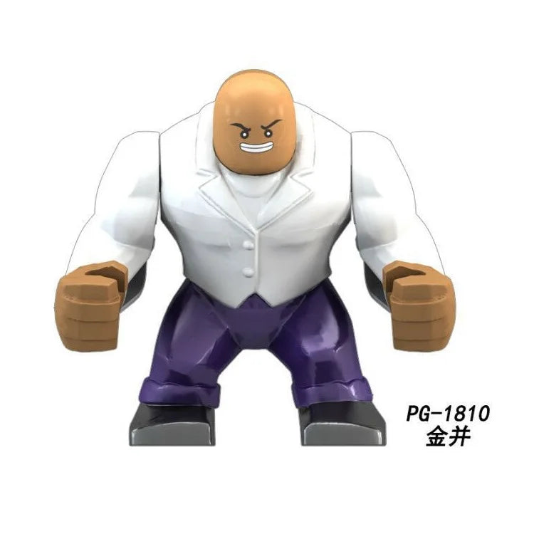 Marvel Superhero Anime Doll Building Blocks Venom Massacre Symbiosis, Spider Man Deadpool Wolverine Couple Gift Toy