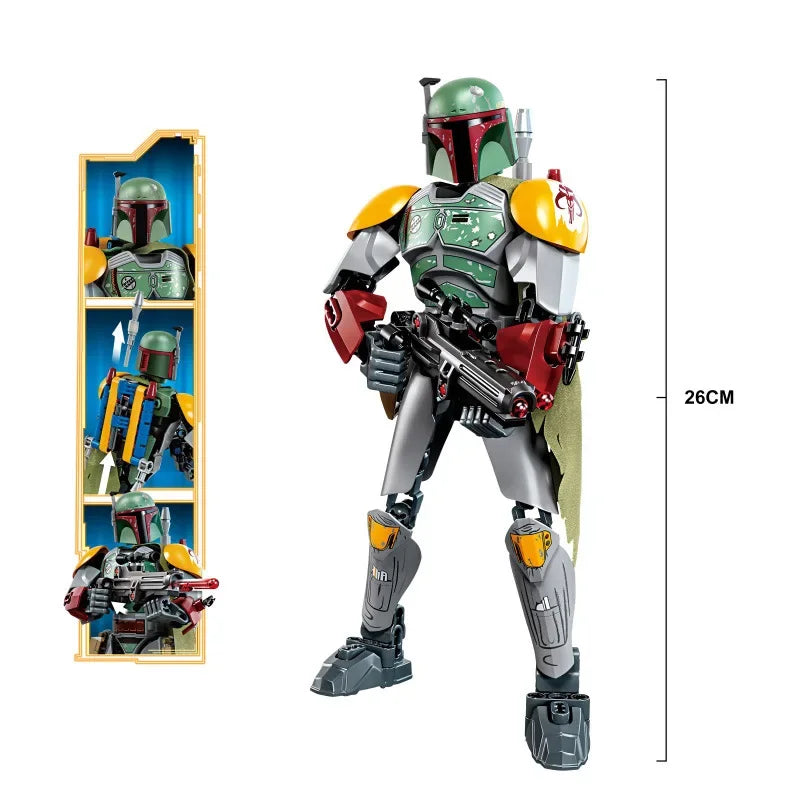 Space Wars Buildable Figure Stormtrooper Darth Vader Rey Kyle Ren Luke Skywalker Figure Toys Building Block Compatible With Lego