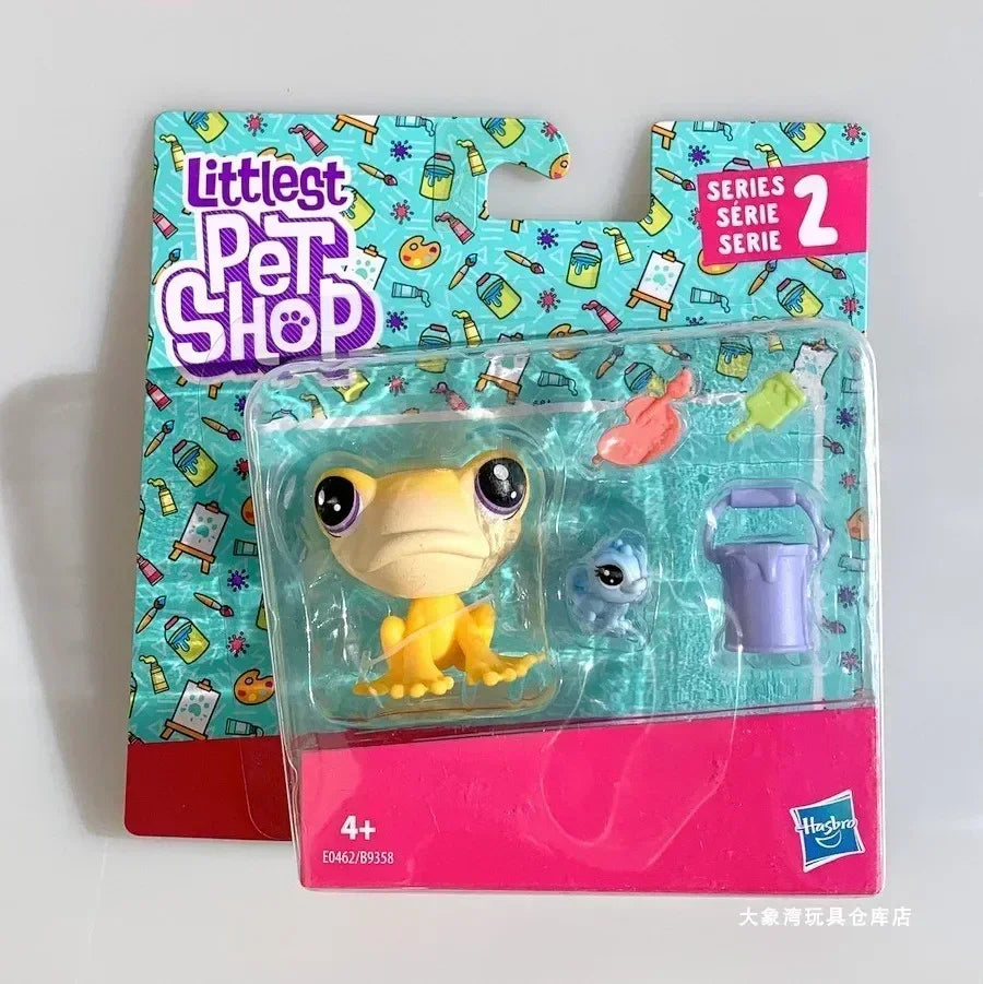 Original Hasbro Littlest Pet Shop Doll Toys Cute Animal Action Figure Big Eyed Pet Model Collection Toy Children's Birthday Gift