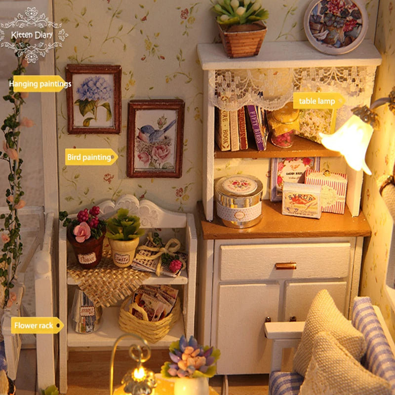 Kit Mini Casa DIY 3D – Regalo Creativo para Armar y Decorar